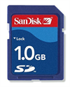 Picture of FirstSing  MC002 SanDisk 1 GB Secure Digital Card