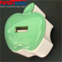 FirstSing FS00112 Green USB Adapter Wall Travel Charger 2100mAh の画像