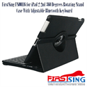 FirstSing FS00117 for iPad 2 2nd 360 Degrees Rotating Stand Case With Adjustable Bluetooth Keyboard の画像