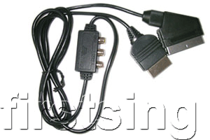 Изображение FirstSing  PSX2032  RGB with AV BOX Gold Cable  for  PS2