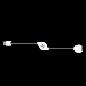 Picture of FirstSing FS21069 Retractable USB Synch Cable for iPhone 3G  iPhone/NANO3/Classic/Touch