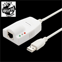 Image de World Premiere FS19257 USB 2.0 to 10/100 RJ45 Ethernet Network Adapter For Wii U/Wii/PC/MAC
