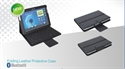 Изображение FS35028 for Samsung Galaxy Note 10.1 N8000Black Bluetooth Keyboard Leather Case 