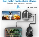 PUBG Mobile Game Bluetooth Keyboard Mouse Adapter Converter for IOS Android Firstsing の画像