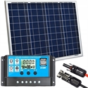 Solar Panel 50W 12V Solar Battery Regulator の画像