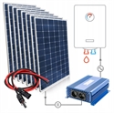 Изображение Комплект солнечных батарей для нагрева воды 2240 Вт, 8 солнечных панелей