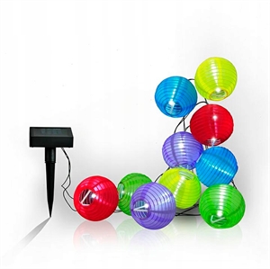 Image de Solar Lamps Garden Lamps Colored Balls 10 pcs