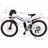 Image de 26 inch Folding Electric Mountain Bike Ebike 36 Volt 8 ah 250W