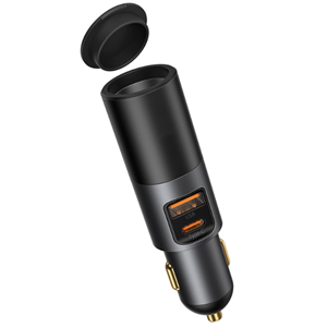 Изображение BlueNEXT Cigarette Lighter Socket Car Charger 120W PD Quick Charge Power Delivery