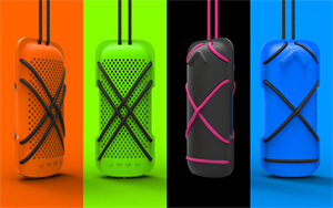 Outdoor Waterproof Portable Bluetooth speaker supports hand free calling の画像