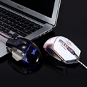 Firstsing 7 Keys Macro Programming Gaming Mouse 3200 DPI 4 Colors Breathing Backlit Mouse Gamer for PC Games  USB Wired mouse の画像