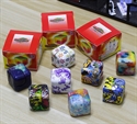 Изображение Firstsing Spinning Cube Hand Spinner Tri Fidget Focus Tool Desk Toy EDC Cube Square