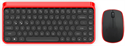 Picture of Firstsing 2.4G wireless combo Round keycap slim keyboard and 3D optical Mouse Combo Set