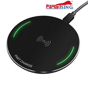 Firstsing Ultra Slim Qi Wireless Fast Charger Pad for S8 S8 plus S7 S6 iphone 8 X 8plus