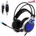Picture of Firstsing PC Gaming Headset Physical 7.1 Surround Sound USB Wired Computer Headphones LED Lights with Microphone Volume Control for PC Laptop