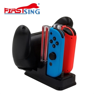 Firstsing Charging Dock Stand Station for Switch Joy-con and Pro Controller with Charging Indicator の画像