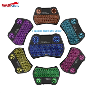 Picture of Firstsing 2.4GHz  Wireless Keyboard Air Mouse Backlight Colour  RGB Keyboard for  Android TV Box PC Laptop