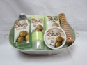Image de BC-1205002 Olive tin box luxurious lavender bubble bath gift set for women, kids