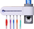 Image de Family UV Sterilizer Toothbrush Holder Automatic Toothpaste Dispenser Cleaner Sanitizer Device for Oral Hygiene
