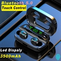 Изображение Беспроводные наушники S11 TWS 3500 мА/ч, внешний аккумулятор, LED, Bluetooth 5,0, Hi-Fi стерео наушники, игровая гарнитура с микрофоном