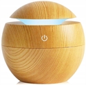 Color LED Night light Aroma Air Humidifier Essential Oil Diffuser Wood Grain Ultrasonic Cool Mist Maker の画像