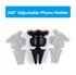 Изображение BlueNEXT Magnetic Car Mount Air Vent Phone Holder,Suction Cup 360° Adjustable Phone Holder Universal,for Any Smartphone（Black）