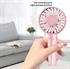 Image de BlueNEXT Mini Handheld Fan, Quiet Portable USB Fan With 2400mAh Rechargeable Battery,Small Personal Desk Fan and mobile phone holder for Home Office Indoor Outdoor Traveling 