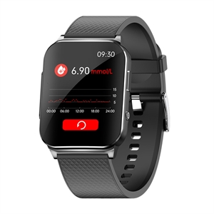 Image de BlueNEXT Men Smart Watch,1.83 Inch Screen IP67 Waterproof Watch,Non-Invasive Blood Sugar Smart Watch Real-Time Ambulatory ElectrocarDiogram Blood Pressure Body Temperature Heart Rate(Black)