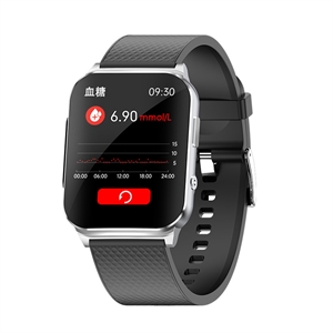 Image de BlueNEXT Men Smart Watch,1.83 Inch Screen IP67 Waterproof Watch,Non-Invasive Blood Sugar Smart Watch Real-Time Ambulatory ElectrocarDiogram Blood Pressure Body Temperature Heart Rate(Silver)