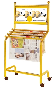 BX-X820 Newspaper display rack trolley の画像