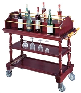 BX-L143 Wooden liquor service cart の画像