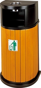 Image de BX-B227 Wooden garbage can