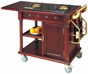 BX-S113 Wooden flambe trolley の画像