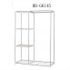 Picture of 16mm Double Door Furniture Wardrobe With Shoes Rack