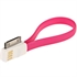 Изображение For IPhone 3GS /IPhone 4 /IPhone 4S 22Cm Flat Noodle Style Magnet 30-Pin USB Data Charging Cable 