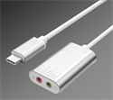 Image de Type-C USB-C to External Stereo Sound Aluminum Converter