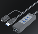 USB 3.0 4-Port OTG Adaptor Hub の画像