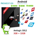 Firstsing H96 Pro plus Amlogic S912 Android 7.1 3GB+32GB WiFi 2.4G 5.8G H.265 BT4.1 Smart TV BOX  の画像