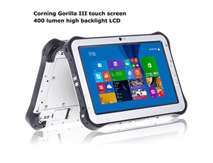 Picture of 10.1 android windows rugged tablet PC with 3G calling and NFC function