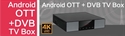 Android 4.4  Quad core 2GB+16GB 4K OTT+DVB  TV Box