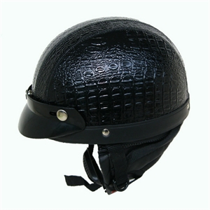 Alligator leather like Halley helmet  FS005