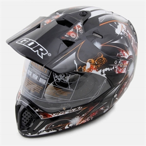 ECE DOT Cross  helmet with visor  FS-019