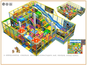 Picture of newest indoor plastic play castle(HC016)