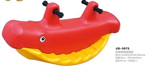 Picture of Blow-molding whale seesaw