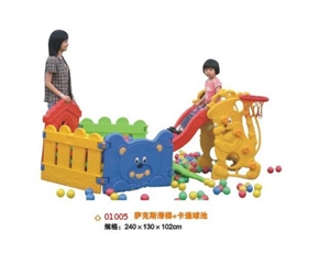 Picture of big inflatable outdoor play slide