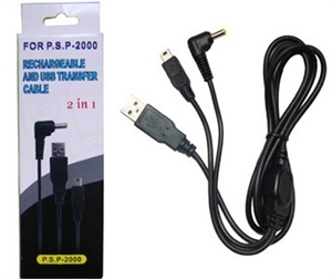 Изображение PSP 2000 Rechargeable and USB Transfer 2in1 Cable