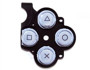 Изображение PSP 2000 keystoke with D-pad Rubber(SILVER)