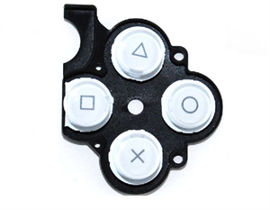 Изображение PSP keystoke with D-pad Rubber(White)
