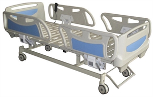 Picture of Medical Electric ICU Hospital Beds Electro-Coating With ABS Handrails