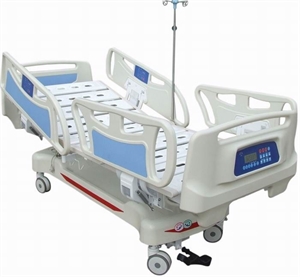Picture of Quiet Full Electric Motorized Hospital CPR Beds With Patient Weighing Scale